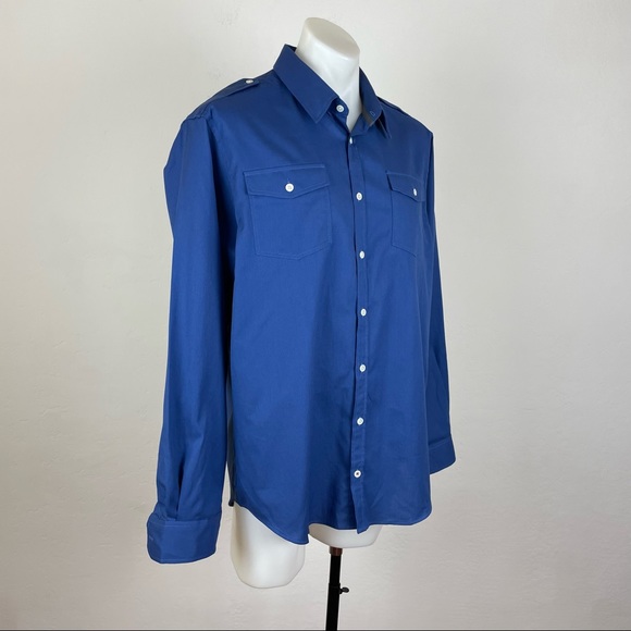 J. Peterman Epaulet Shirt - Picture 6 of 10